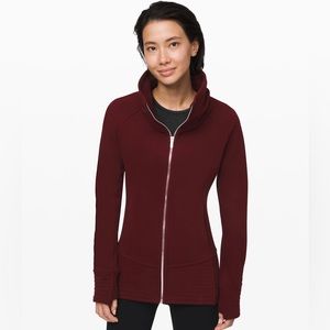 Lululemon radiant jacket II in garnet - size 2